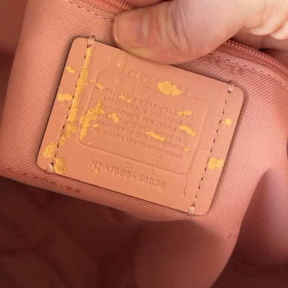 Coach Elle Pink Shoulder Bag - Picture 8 of 10